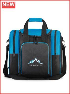 Bowling Ball Bag Padded Holder Fits Shoes Size 14 Adjustable Strap
